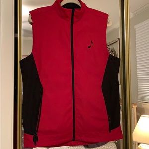 Music City Red and Black Water Resistant Vest